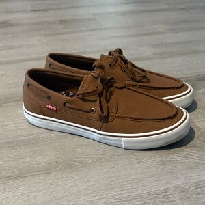 Levi's Men's Tan Boat Shoes